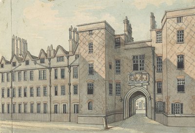 Lincolns Inn Gate by Samuel Ireland